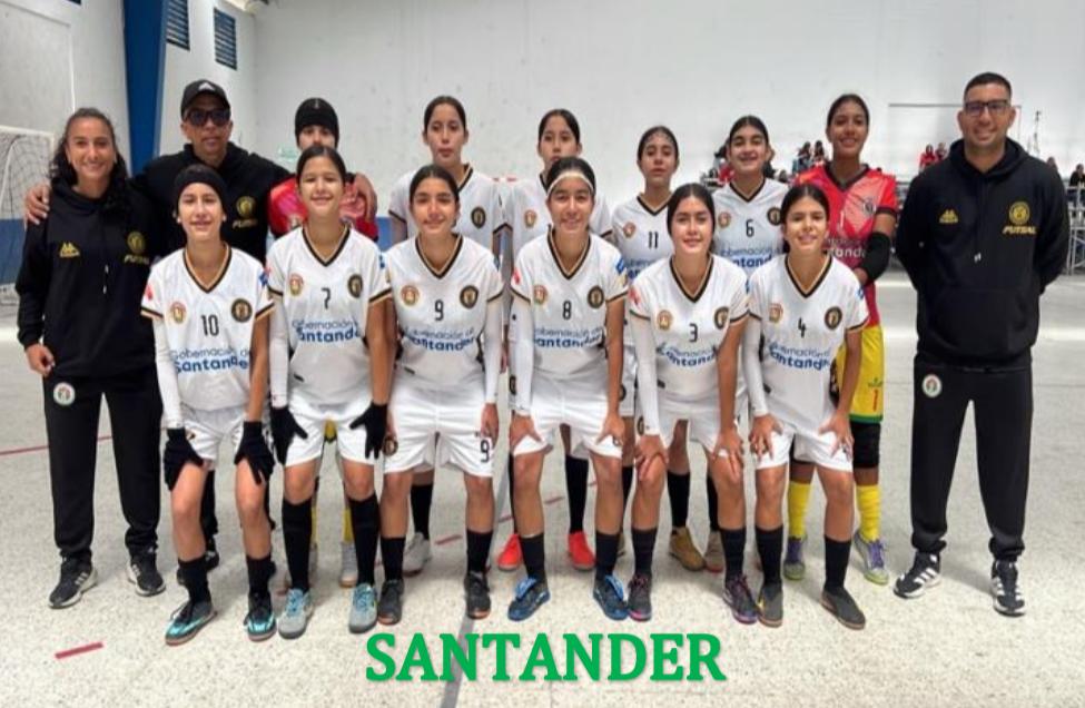 SANTANDER GOLEA A BOYACÁ Y SE METE EN LA PELEA POR EL PODIO SUB15